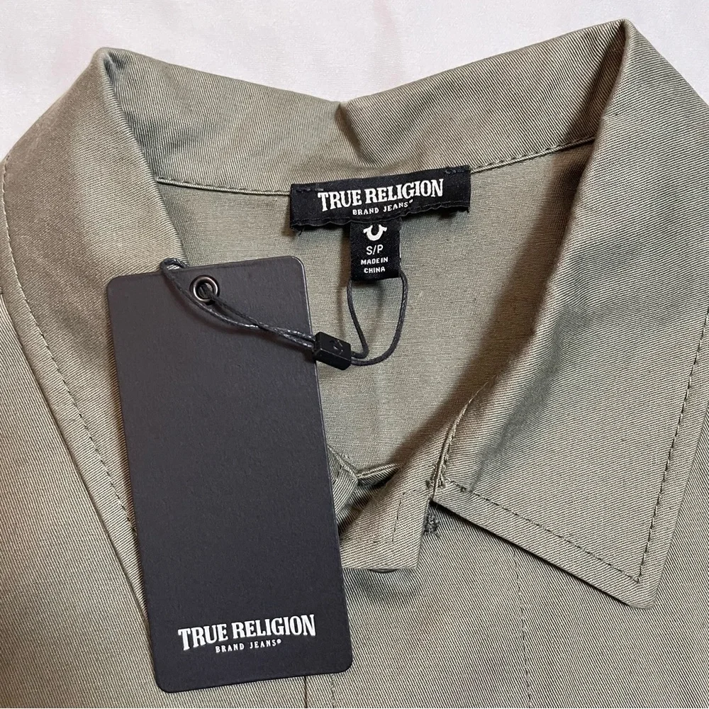 NWT New $199 True Religion BUDDHA MILITARY JACKET Size S